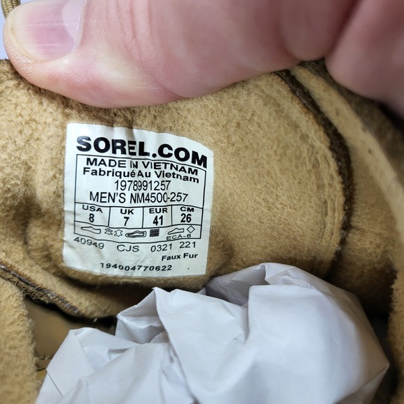 Sorel Explorer II Joan Mens Boot Brown Suede Winter Waterproof NM4500-257 Size 8 main image 9